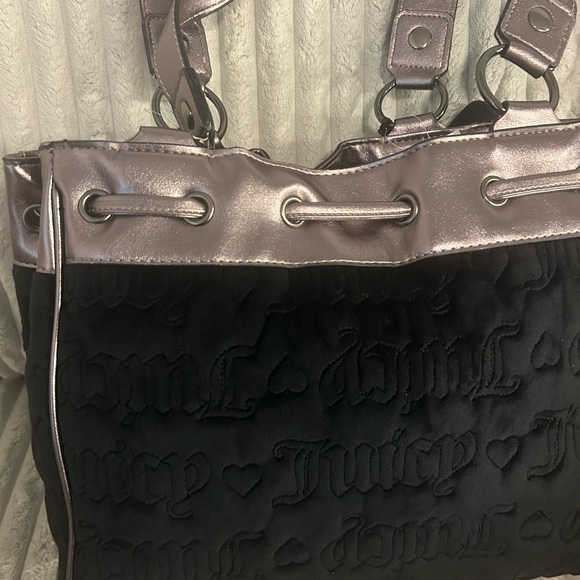Juicy Couture black daydreamer purse y2k - Picture 6 of 8